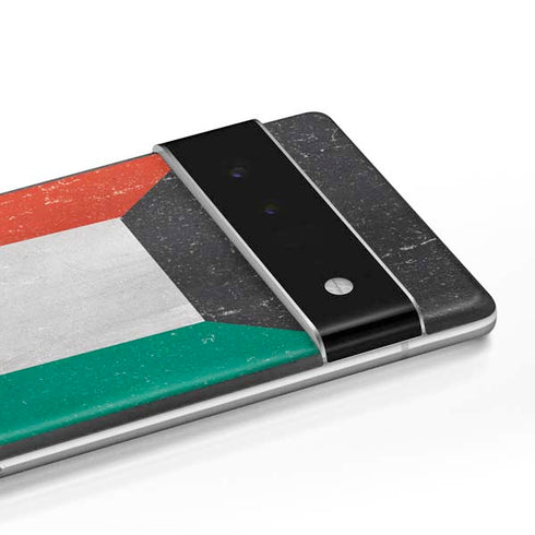 Kuwait Flag Distressed Google Pixel 6 Pro Skin
