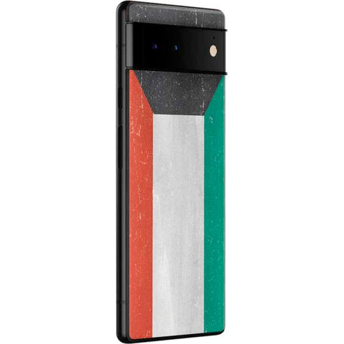 Kuwait Flag Distressed Google Pixel 6 Skin