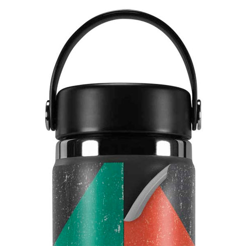 Kuwait Flag Distressed Hydro Flask 20oz Wide Mouth Skin