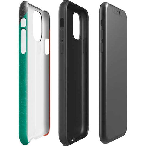 Kuwait Flag Distressed iPhone 11 Impact Case