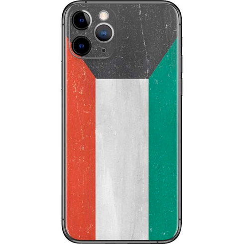Kuwait Flag Distressed iPhone 11 Pro Skin