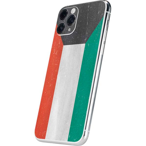 Kuwait Flag Distressed iPhone 11 Pro Skin