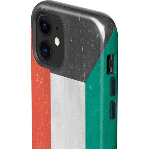 Kuwait Flag Distressed iPhone 12 Impact Case