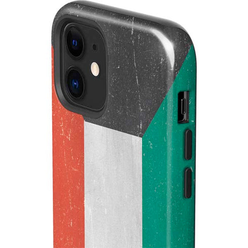 Kuwait Flag Distressed iPhone 12 Mini Impact Case