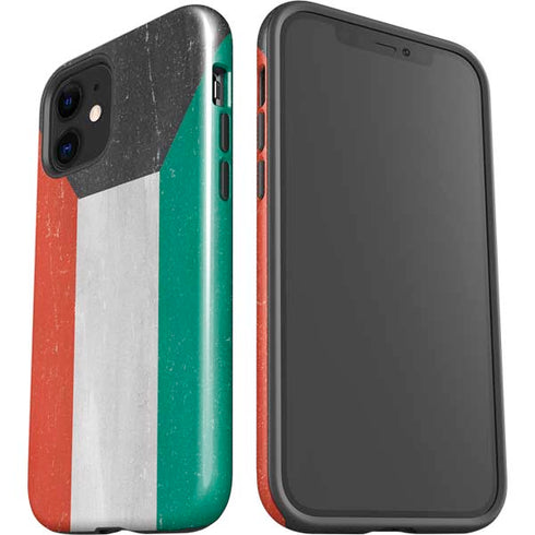 Kuwait Flag Distressed iPhone 12 Mini Impact Case