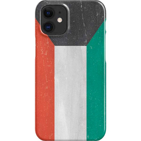 Kuwait Flag Distressed iPhone 12 Mini Lite Case