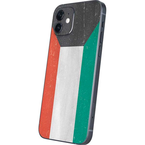 Kuwait Flag Distressed iPhone 12 Mini Skin
