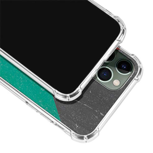 Kuwait Flag Distressed iPhone 12 Pro Clear Case