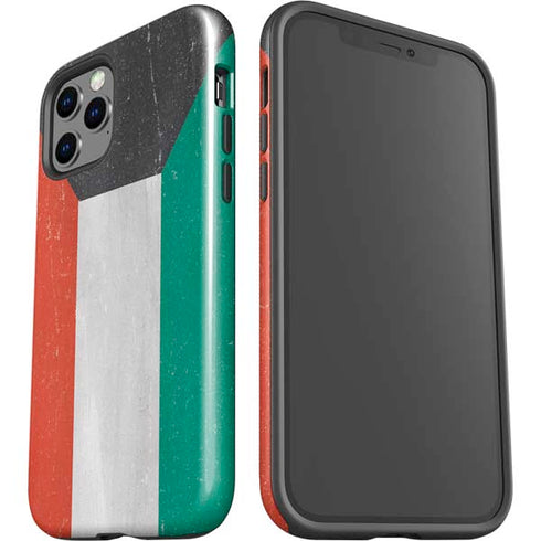 Kuwait Flag Distressed iPhone 12 Pro Impact Case