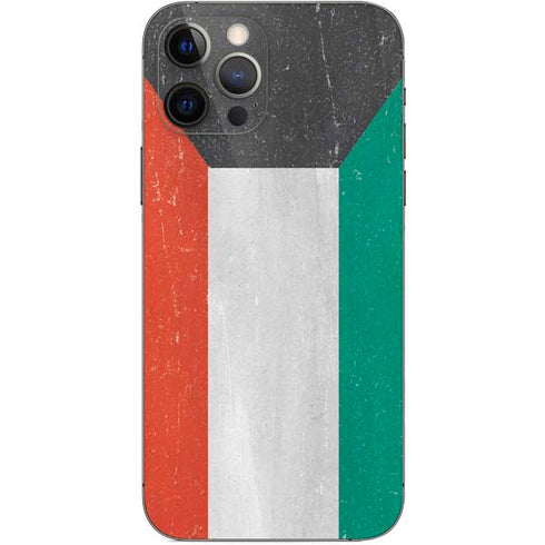Kuwait Flag Distressed iPhone 12 Pro Skin