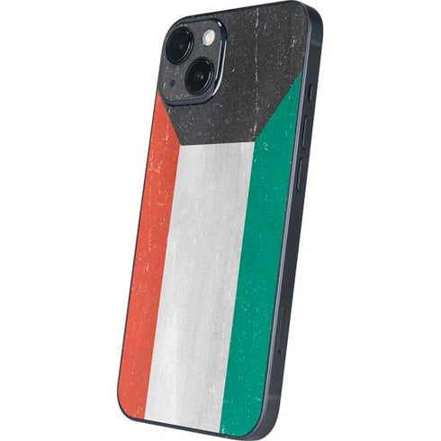 Kuwait Flag Distressed iPhone 15 Skin