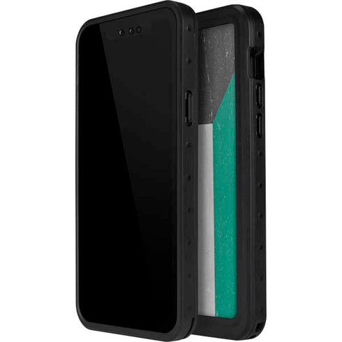 Kuwait Flag Distressed iPhone 15 Waterproof Case
