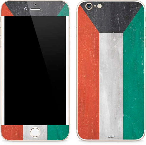 Kuwait Flag Distressed iPhone 6/6s Plus Skin