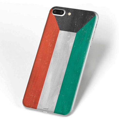 Kuwait Flag Distressed iPhone 7 Plus Skin