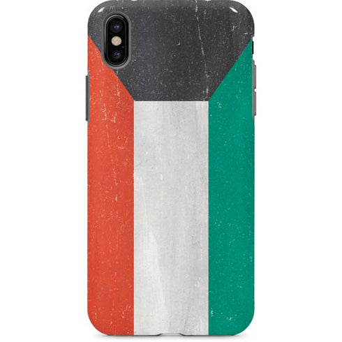 Kuwait Flag Distressed iPhone 8 Pro Case