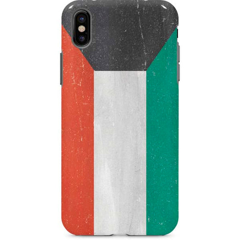 Kuwait Flag Distressed iPhone X Pro Case