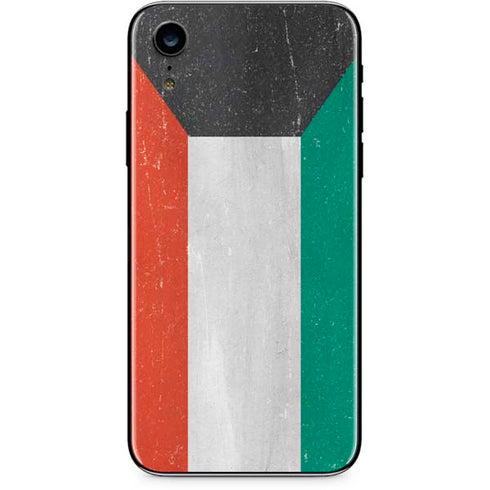 Kuwait Flag Distressed iPhone XR Skin