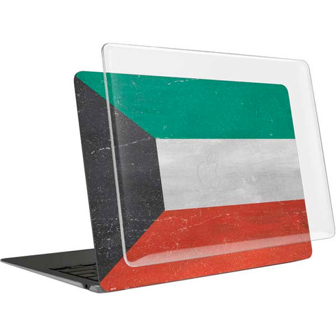 Kuwait Flag Distressed MacBook Air 13in (2020) Case plus Skin