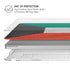 Kuwait Flag Distressed MacBook Pro 16in (2019-20) Case plus Skin