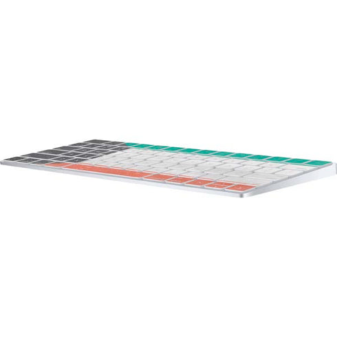 Kuwait Flag Distressed Magic Keyboard Skin