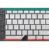 Kuwait Flag Distressed Magic Keyboard with Numeric Keypad Skin