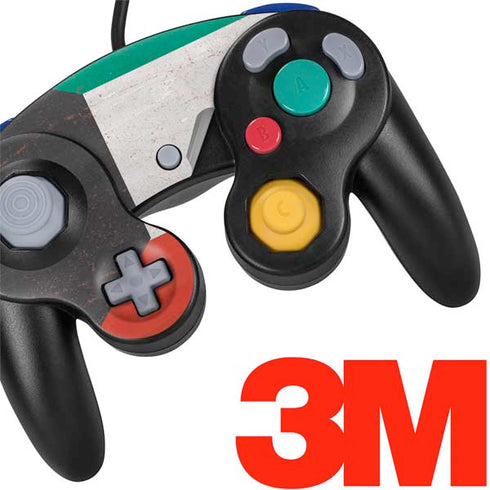 Kuwait Flag Distressed Nintendo GameCube Controller Skin