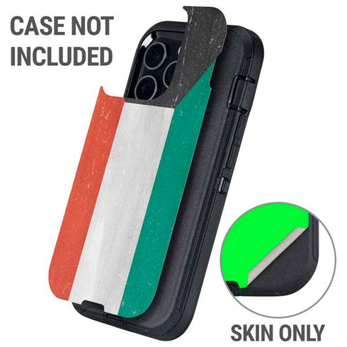 Kuwait Flag Distressed Otterbox Defender iPhone Skin