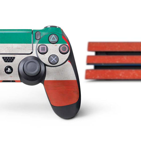 Kuwait Flag Distressed PS4 Pro Bundle Skin