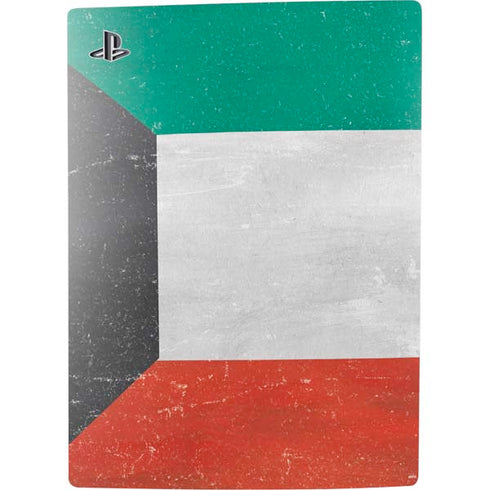 Kuwait Flag Distressed PS5 Digital Edition Bundle Skin