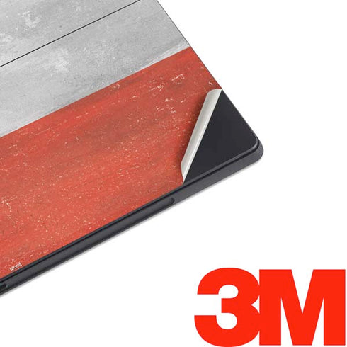 Kuwait Flag Distressed Surface Pro 7 Skin