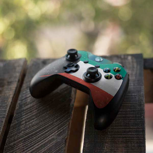Kuwait Flag Distressed Xbox One Controller Skin