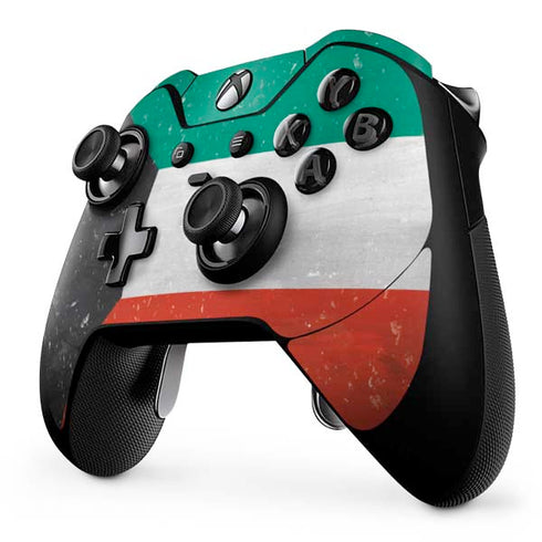Kuwait Flag Distressed Xbox One Elite Controller Skin