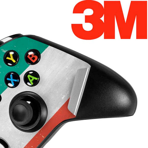 Kuwait Flag Distressed Xbox One X Controller Skin