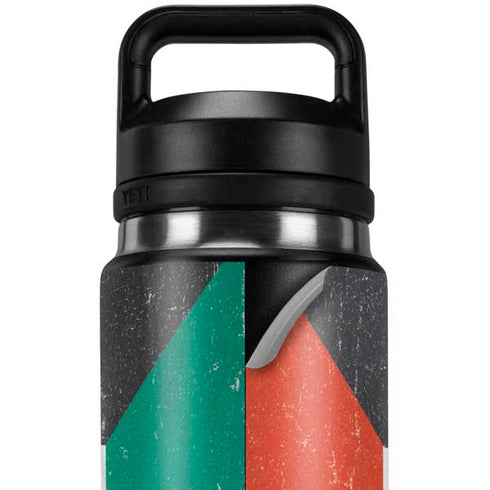 Kuwait Flag Distressed YETI Rambler 26oz Bottle Skin