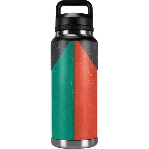 Kuwait Flag Distressed YETI Rambler 36oz Bottle Skin