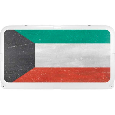 Kuwait Flag Distressed YETI Tundra 65 Hard Cooler Skin
