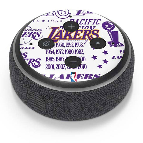 NBA LA Lakers Historic Blast Amazon Echo Dot Skin