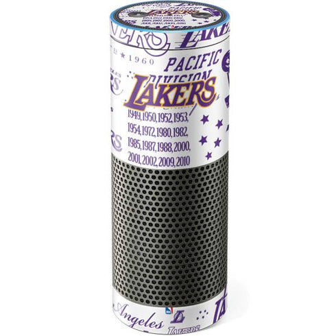 NBA LA Lakers Historic Blast Amazon Echo Skin