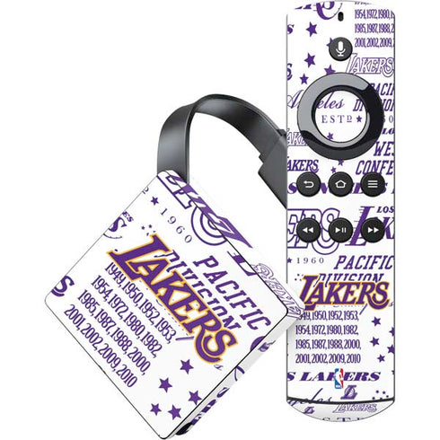 NBA LA Lakers Historic Blast Amazon Fire TV Skin