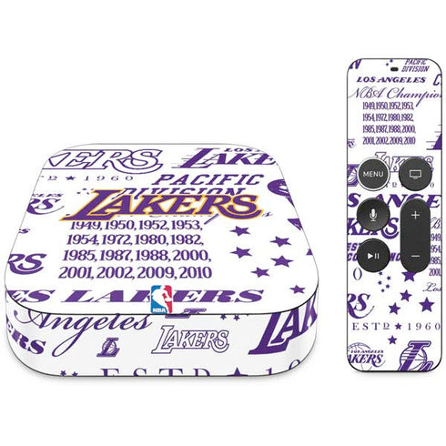 NBA LA Lakers Historic Blast Apple TV Skin