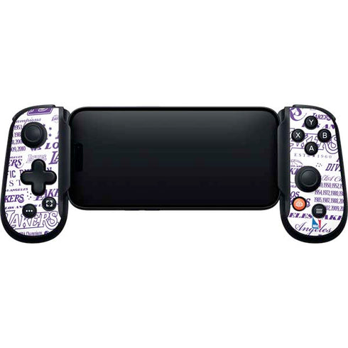 NBA LA Lakers Historic Blast Backbone One for iPhone Game Controller Skin