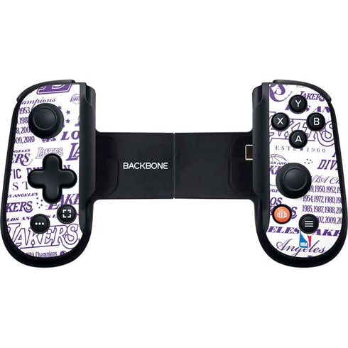 NBA LA Lakers Historic Blast Backbone One for iPhone Game Controller Skin