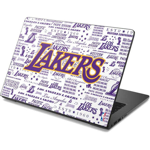 NBA LA Lakers Historic Blast Dell Chromebook Skin