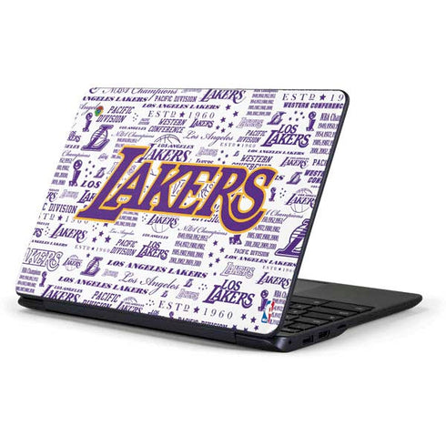 NBA LA Lakers Historic Blast Samsung Chromebook Skin