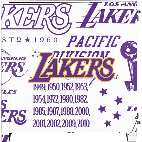 NBA LA Lakers Historic Blast Corsair 4000D Tempered Glass Mid-Tower ATX Case Skin