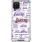 NBA LA Lakers Historic Blast Galaxy A12 Clear Case