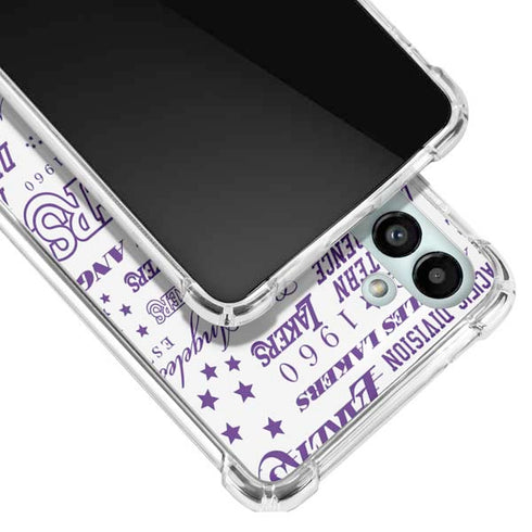 NBA LA Lakers Historic Blast Galaxy A13 5G Clear Case