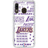 NBA LA Lakers Historic Blast Galaxy A20 Clear Case