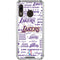 NBA LA Lakers Historic Blast Galaxy A30 Clear Case