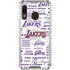 NBA LA Lakers Historic Blast Galaxy A30 Clear Case